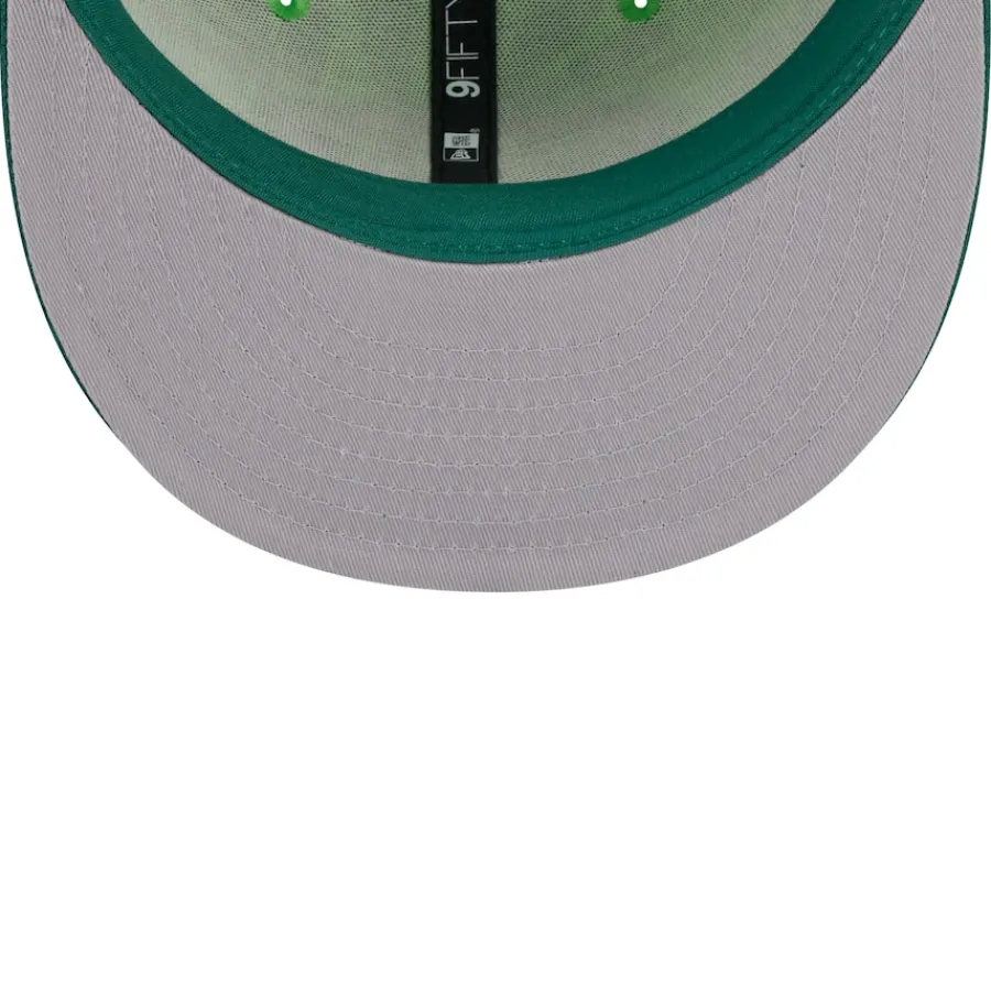 New York Jets Snapback^Men's New Era Light Green Leafy 9FIFTY Snapback Hat