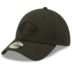 New York Jets Flex^Men's New Era Black On Black 39THIRTY Flex Hat