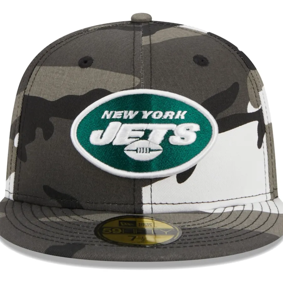 New York Jets Fitted^Men's New Era Urban Camo 59FIFTY Fitted Hat