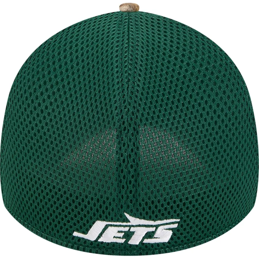 New York Jets Flex^Men's New Era Realtree Camo/Green Active 39THIRTY Flex Hat