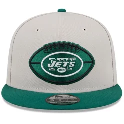 New York Jets Snapback^Men's New Era Stone/Green 2024 Sideline Historic 9FIFTY Snapback Hat
