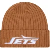 New York Jets Knit^Men's New Era Tan Color Pack Cuffed Knit Hat