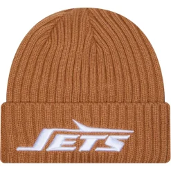 New York Jets Knit^Men's New Era Tan Color Pack Cuffed Knit Hat