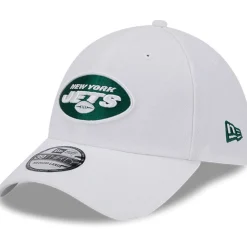 New York Jets Flex^Men's New Era White Main 39THIRTY Flex Hat