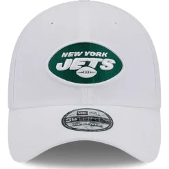 New York Jets Flex^Men's New Era White Main 39THIRTY Flex Hat