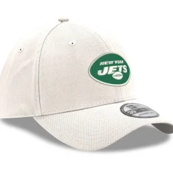 New York Jets Flex^Men's New Era White Iced II 39THIRTY Flex Hat