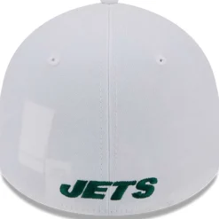 New York Jets Flex^Men's New Era White Main 39THIRTY Flex Hat