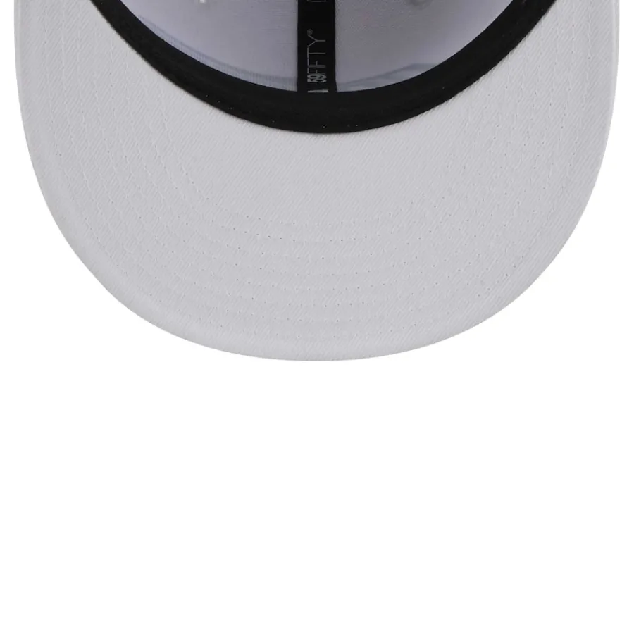 New York Jets Fitted^Men's New Era White Wordmark Omaha 59FIFTY Fitted Hat