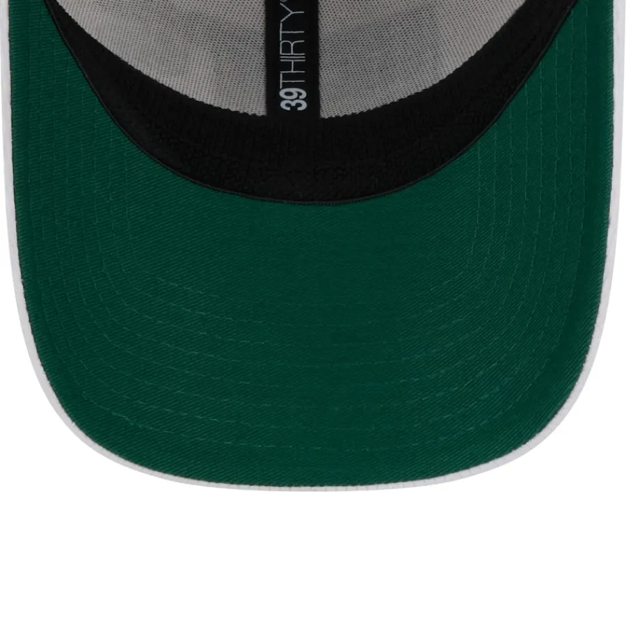 New York Jets Flex^Men's New Era White Breakers 39THIRTY Flex Hat