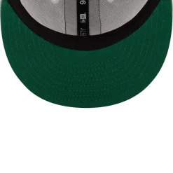 New York Jets Snapback^Men's New Era White Throwback Helmet 9FIFTY Snapback Hat