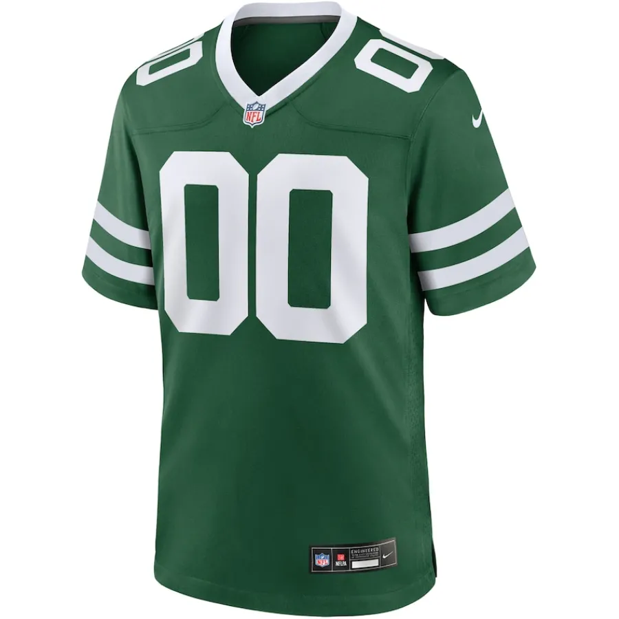 New York Jets Jerseys | Men^Men's Nike Legacy Green Custom Game Jersey