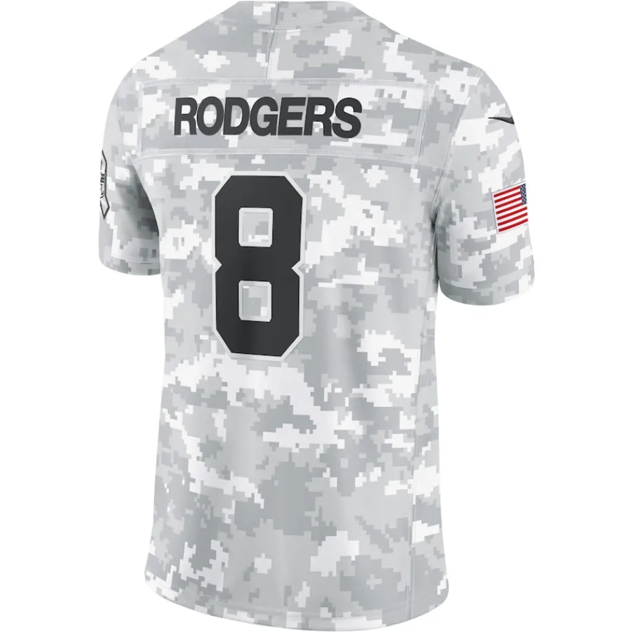 New York Jets Jerseys | Men^Men's Nike Aaron Rodgers Arctic Camo 2024 Salute To Service Limited Jersey