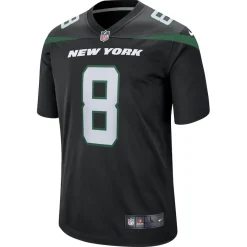 New York Jets Jerseys | Men^Men's Nike Aaron Rodgers Black Game Jersey
