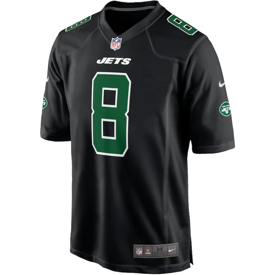 New York Jets Jerseys | Men^Men's Nike Aaron Rodgers Black Fashion Game Jersey