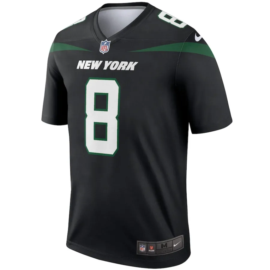 New York Jets T-Shirts | Men^Men's Nike Aaron Rodgers Black Alternate Legend Player Performance Top