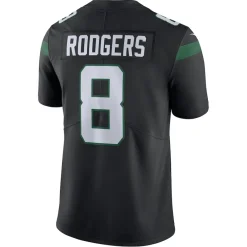 New York Jets Jerseys | Men^Men's Nike Aaron Rodgers Black Vapor Untouchable Limited Jersey