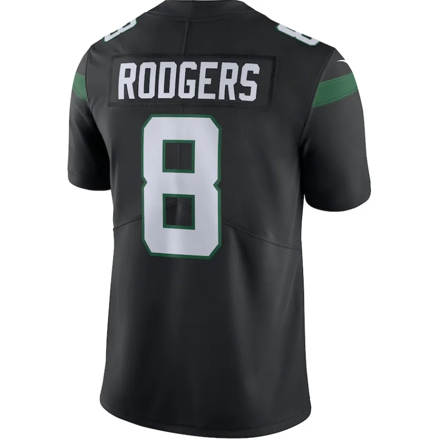 New York Jets Jerseys | Men^Men's Nike Aaron Rodgers Black Vapor Untouchable Limited Jersey