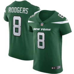 New York Jets Jerseys | Men^Men's Nike Aaron Rodgers Gotham Green Alternate Vapor F.U.S.E. Elite Jersey