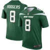 New York Jets Nike Legend | Short Sleeved^Men's Nike Aaron Rodgers Gotham Green Team Legend Player Performance Top