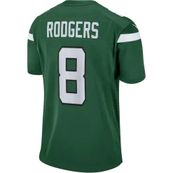 New York Jets Jerseys | Men^Men's Nike Aaron Rodgers Gotham Green Game Jersey