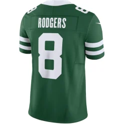 New York Jets Jerseys | Men^Men's Nike Aaron Rodgers Legacy Green Vapor F.U.S.E. Limited Jersey