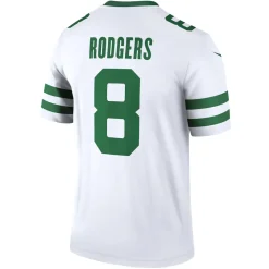 New York Jets Jerseys | Men^Men's Nike Aaron Rodgers Legacy White Legend Player Performance Top