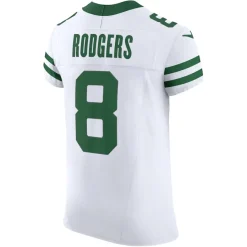 New York Jets Jerseys | Men^Men's Nike Aaron Rodgers Legacy White Vapor F.U.S.E. Elite Jersey