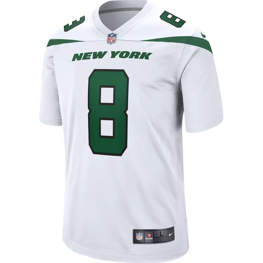 New York Jets Jerseys | Men^Men's Nike Aaron Rodgers White Game Jersey