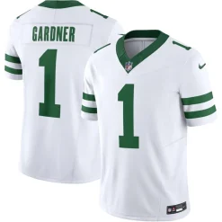 New York Jets Jerseys | Men^Men's Nike Ahmad Sauce Gardner Legacy White Vapor F.U.S.E. Limited Jersey