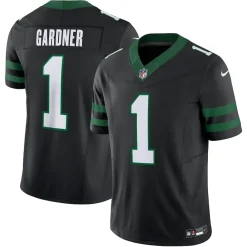 New York Jets Nike Limited^Men's Nike Ahmad Sauce Gardner Legacy Black Alternate Vapor F.U.S.E. Limited Jersey