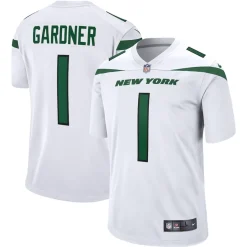 New York Jets Replica^Men's Nike Ahmad Sauce Gardner White Player Game Jersey