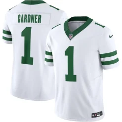 New York Jets Jerseys | Men^Men's Nike Ahmad Sauce Gardner Legacy White Vapor F.U.S.E. Limited Jersey
