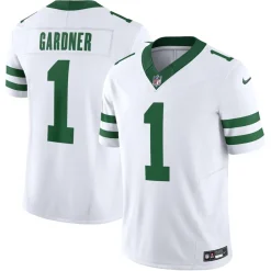 New York Jets Jerseys | Men^Men's Nike Ahmad Sauce Gardner Legacy White Vapor F.U.S.E. Limited Jersey
