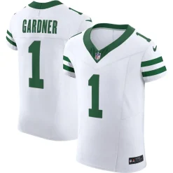 New York Jets Jerseys | Men^Men's Nike Ahmad Sauce Gardner White Alternate Vapor F.U.S.E. Elite Jersey