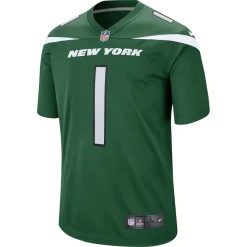 New York Jets Nike Game | Replica^Men's Nike Ahmad Sauce Gardner Green Player Game Jersey