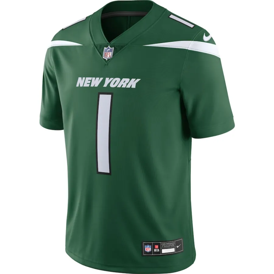 New York Jets Nike Limited^Men's Nike Ahmad Sauce Gardner Gotham Green Vapor Untouchable Limited Jersey