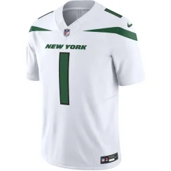 New York Jets Nike Limited^Men's Nike Ahmad Sauce Gardner White Vapor F.U.S.E. Limited Jersey