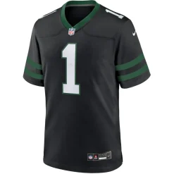 New York Jets Jerseys | Men^Men's Nike Ahmad Sauce Gardner Legacy Black Alternate Game Jersey