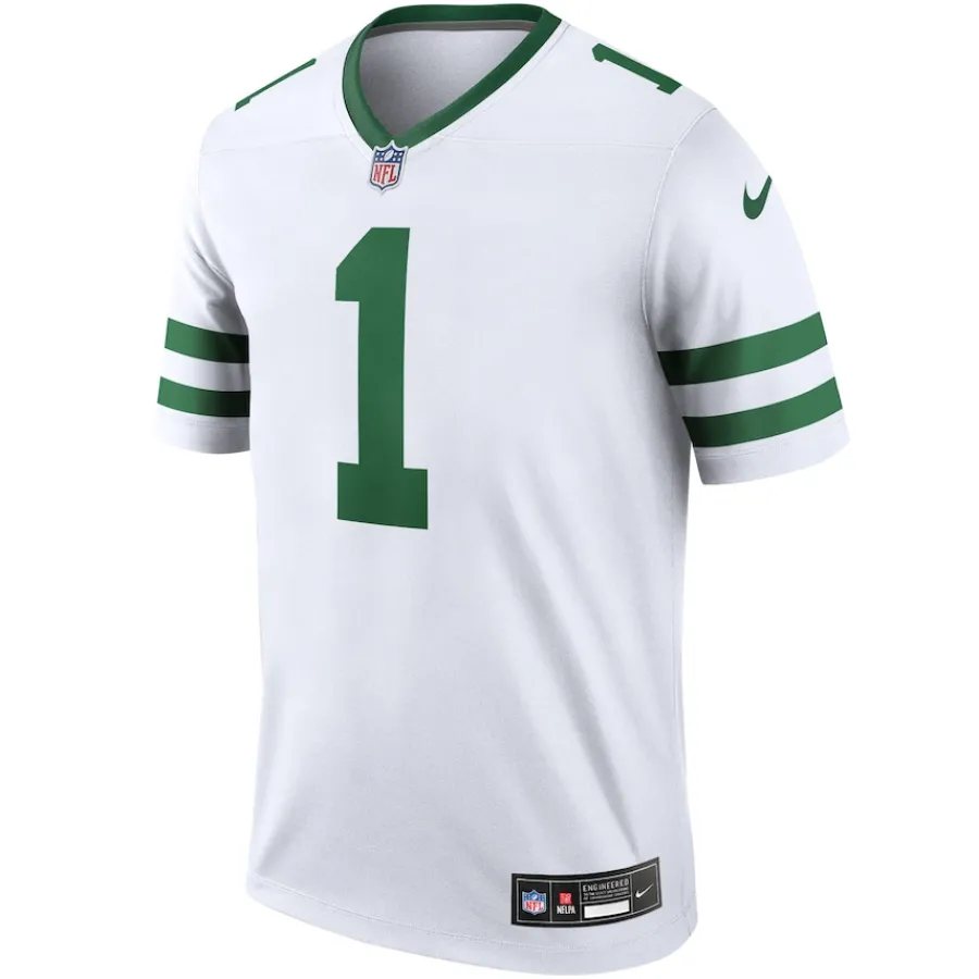 New York Jets Jerseys | Men^Men's Nike Ahmad Sauce Gardner Legacy White Legend Player Performance Top