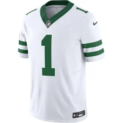 New York Jets Jerseys | Men^Men's Nike Ahmad Sauce Gardner Legacy White Vapor F.U.S.E. Limited Jersey