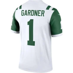 New York Jets Nike Legend^Men's Nike Ahmad Sauce Gardner White Alternate Legend Player Performance Top