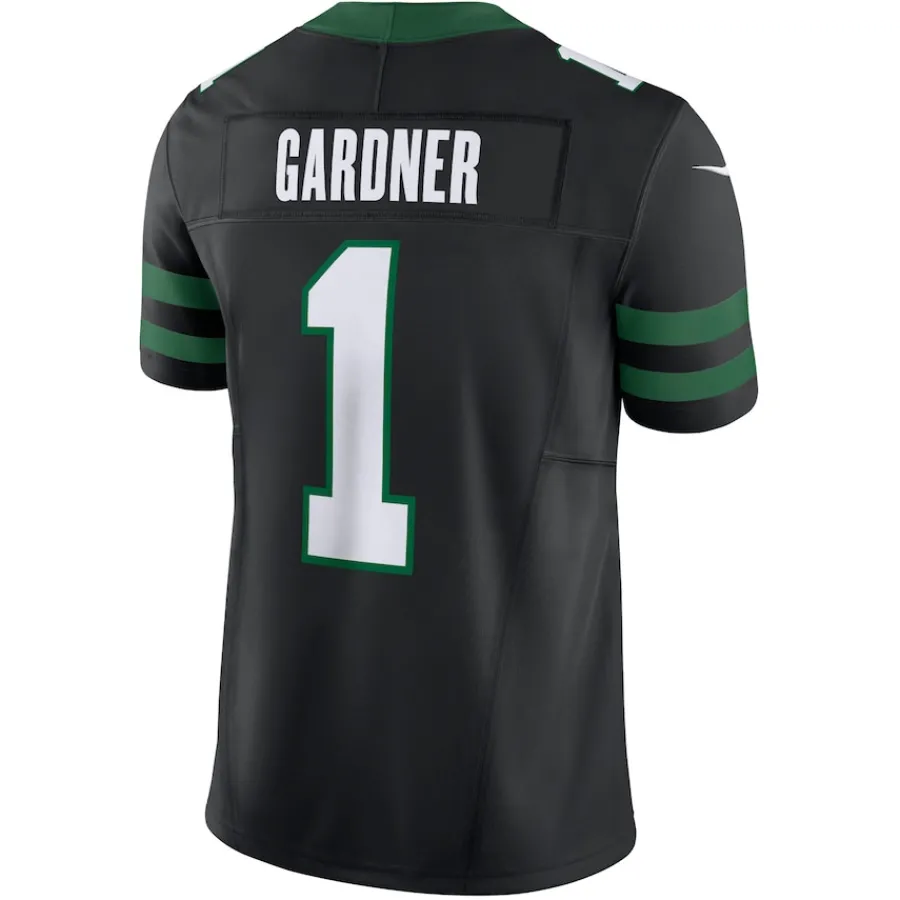 New York Jets Nike Limited^Men's Nike Ahmad Sauce Gardner Legacy Black Alternate Vapor F.U.S.E. Limited Jersey