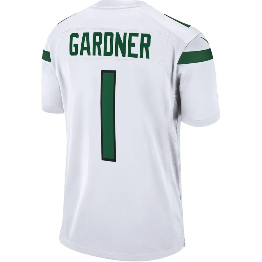 New York Jets Replica^Men's Nike Ahmad Sauce Gardner White Player Game Jersey