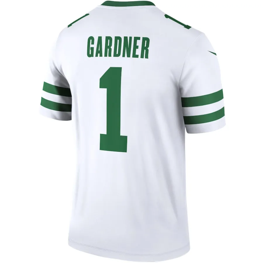 New York Jets Jerseys | Men^Men's Nike Ahmad Sauce Gardner Legacy White Legend Player Performance Top