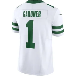 New York Jets Jerseys | Men^Men's Nike Ahmad Sauce Gardner Legacy White Vapor F.U.S.E. Limited Jersey
