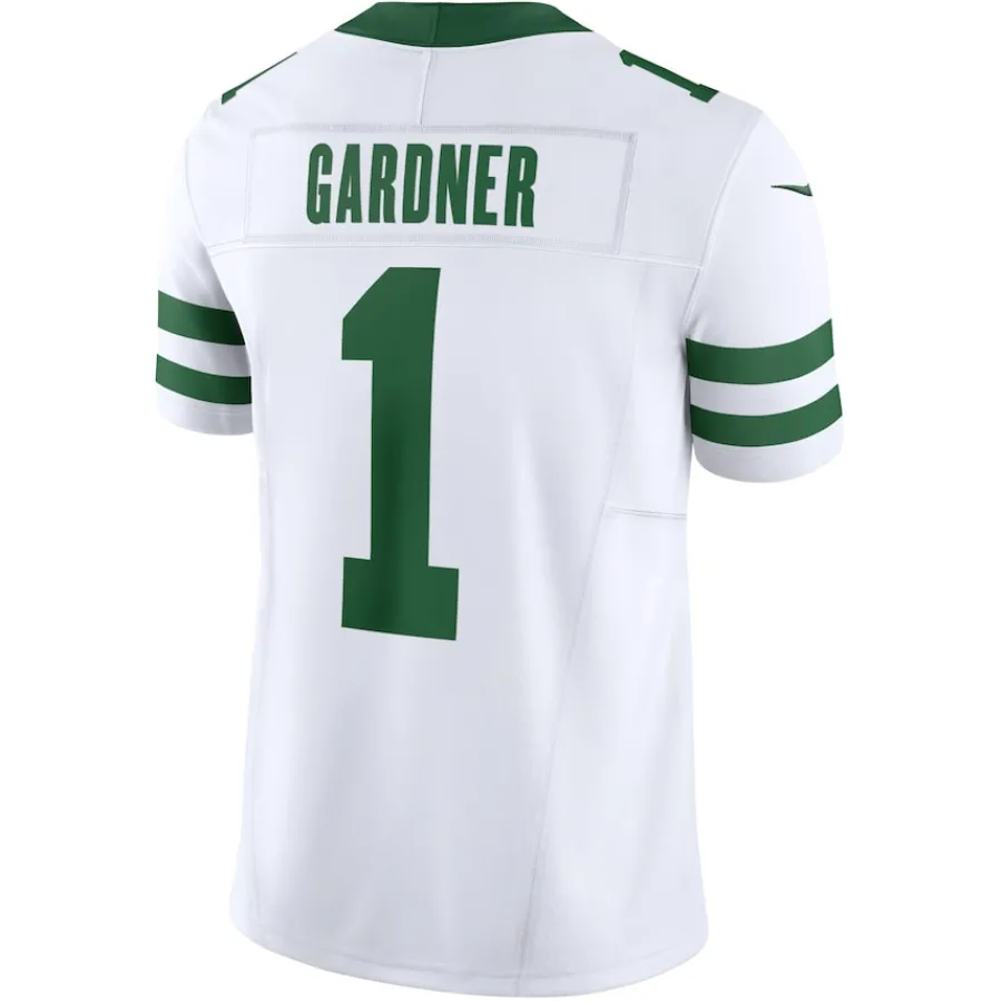 New York Jets Jerseys | Men^Men's Nike Ahmad Sauce Gardner Legacy White Vapor F.U.S.E. Limited Jersey