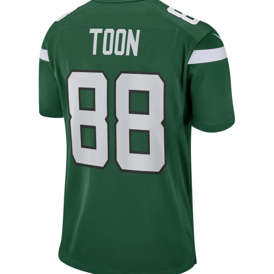 New York Jets Replica | Throwback^Men's Nike Al Toon Gotham Green Game Retired Player Jersey