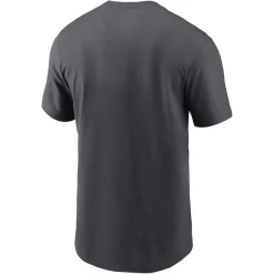 New York Jets T-Shirts | Men^Men's Nike Anthracite Helmet Essential T-Shirt