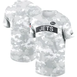 New York Jets T-Shirts | Men^Men's Nike Arctic Camo 2024 Salute To Service Performance T-Shirt