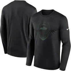 New York Jets T-Shirts | Men^Men's Nike Black Legend Icon Long Sleeve T-Shirt